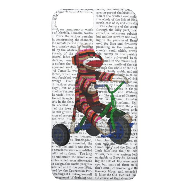 Capa Para iPhone, Case-Mate Macaco-meia no triciclo (Verso)
