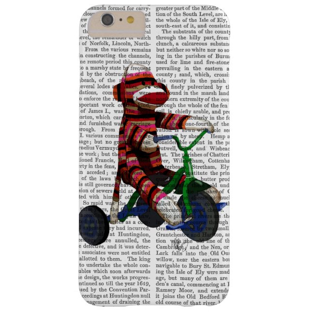 Capa Para iPhone, Case-Mate Macaco-meia no triciclo (Verso)