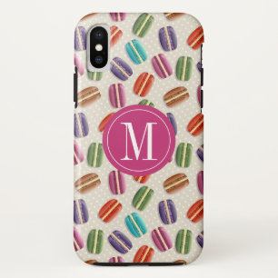 Capa Para iPhone Da Case-Mate Macaron Cookies Cute Monograma Personalizado