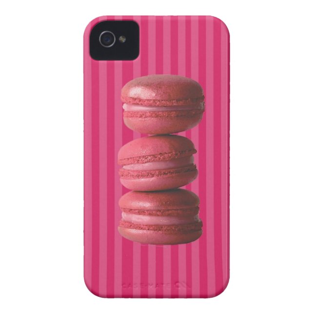 Capa Para iPhone, Case-Mate Macarons em listras francesas (Traseira)