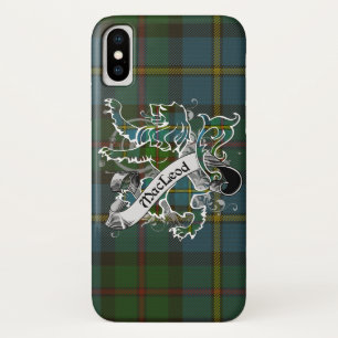 Capa Para iPhone X MacLeod Tartan Lion