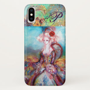 CAPA PARA iPhone X MADAME POMPADOUR ELEGANT BEAUUHION MONOGRAMA