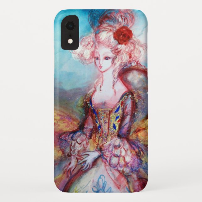 Capa Para iPhone, Case-Mate MADAME POMPADOUR, Moda de Beleza Elegante (Verso)