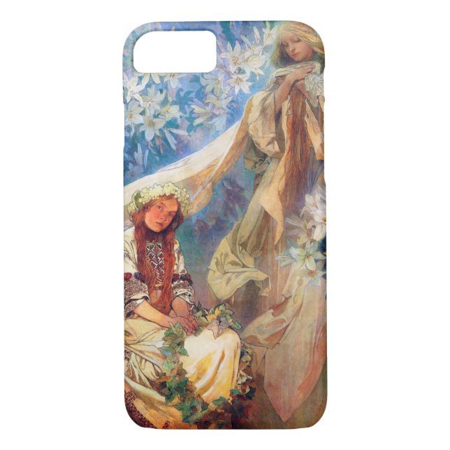 Capa Para iPhone, Case-Mate Madona da Lily, Mucha (Verso)