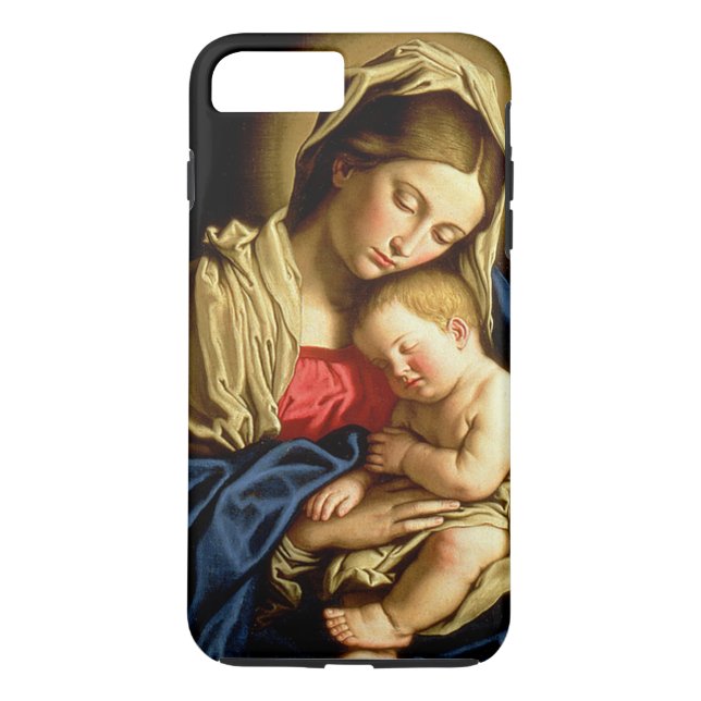 Capa Para iPhone, Case-Mate Madonna e Child Jesus - Sassoferrato (Verso)