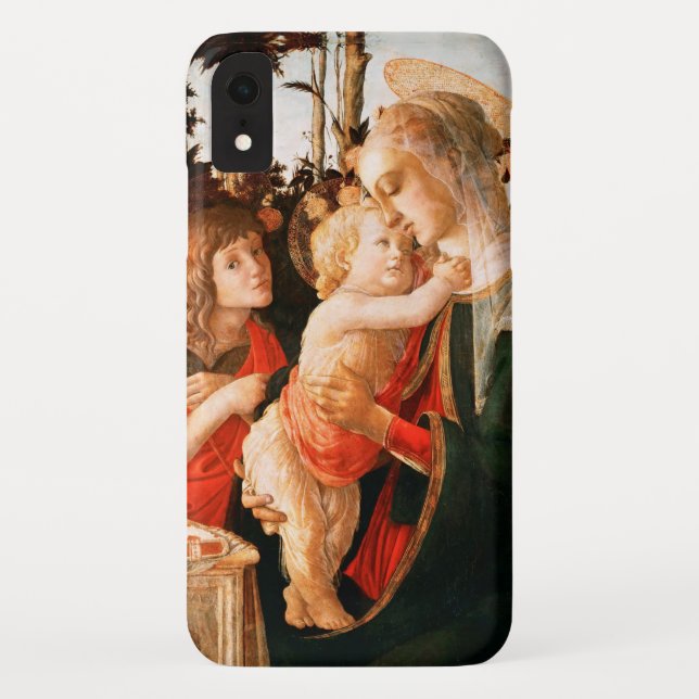 Capa Para iPhone, Case-Mate Madonna e Criança com Ruas. (Verso)