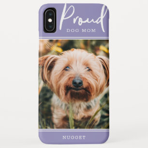 Capa Para iPhone Da Case-Mate Mãe de Cão Orgulhoso Foto personalizada Roxo
