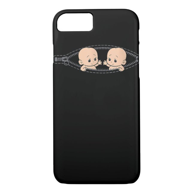 Capa Para iPhone, Case-Mate Mãe De Gêmeos De Gravidez Gêmeos Mamãe Grávida Com (Verso)