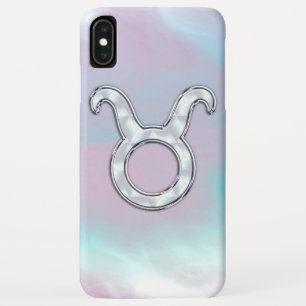 Capa Para iPhone XS Max Mãe de Pearl Taurus Zodiac Astrologia