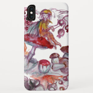 Capa Para iPhone Da Case-Mate MÁGICA FOLLET da fantasia floral branca vermelha