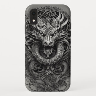 Capa Para iPhone Da Case-Mate Majestade Dragão Negro: Design de Teto Místico