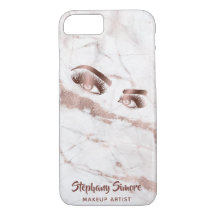 Makeup Eyelash Beauty Rosa Dourado Marble Lashes L