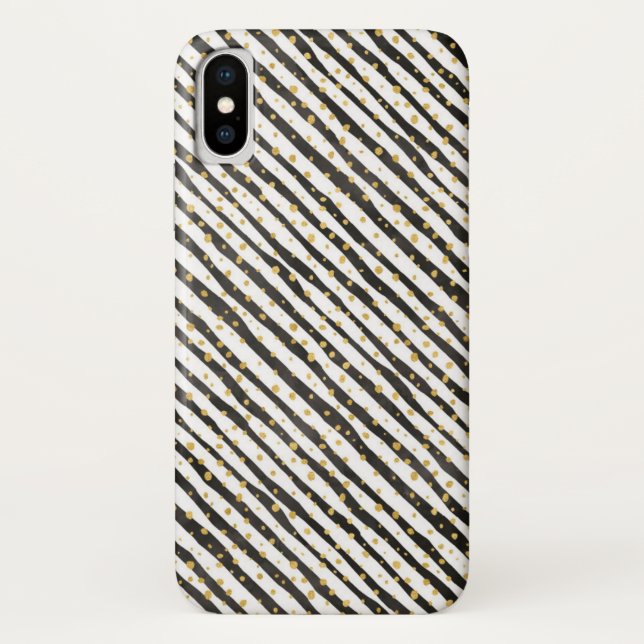 Capa Para iPhone, Case-Mate Mala branca preta - Mate mal existe iPhone X Case (Verso)