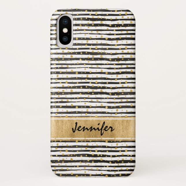 Capa Para iPhone, Case-Mate Mala branca preta - Mate mal existe iPhone X Case (Verso)