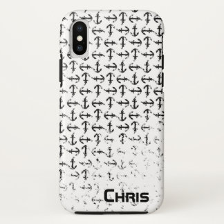 Capa Para iPhone Da Case-Mate Mala de celular de iphone preto e branco