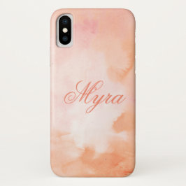 Capa Para iPhone Da Case-Mate Mala de Design de cor d'água rosa e cor d'água ros