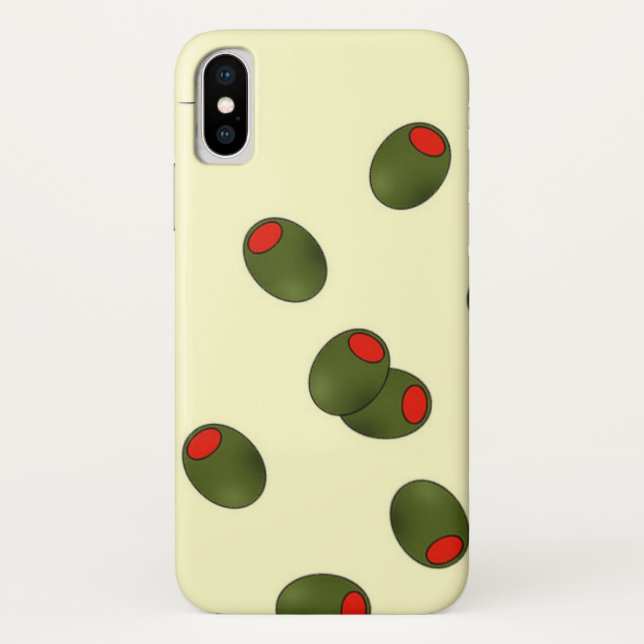 Capa Para iPhone, Case-Mate Mala iPhone / iPad do Martini Olives (Verso)