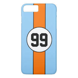 Capa iPhone 8 Plus/7 Plus Maleta Blue e Orange iPhone 7 Plus de Corrida Pers