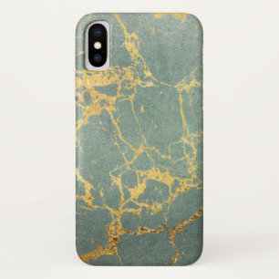 Capa Para iPhone Da Case-Mate Maleta iPhone / iPad Marble azul e Dourada