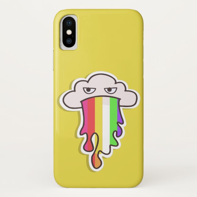 Capa Para iPhone, Case-Mate Maleta na Nuvem - Mate-Mate Mal iPhone X (Verso)