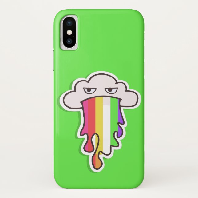 Capa Para iPhone, Case-Mate Maleta na Nuvem - Mate-Mate Mal iPhone X (Verso)