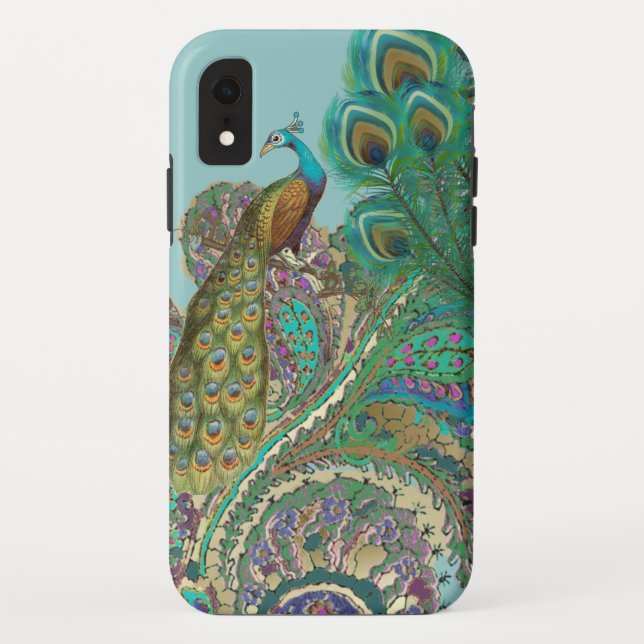 Capa Para iPhone, Case-Mate Maleta Peacock Birdcage Damask iTouch (Verso)