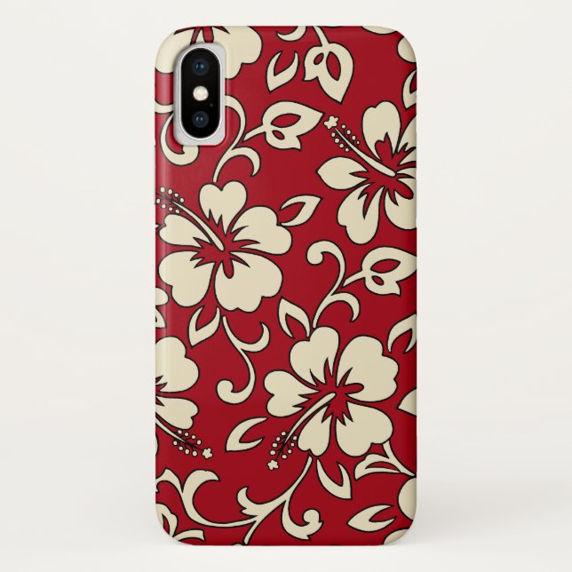 Capa Para iPhone, Case-Mate Malia Hibiscus Hawaiian Floral (Verso)