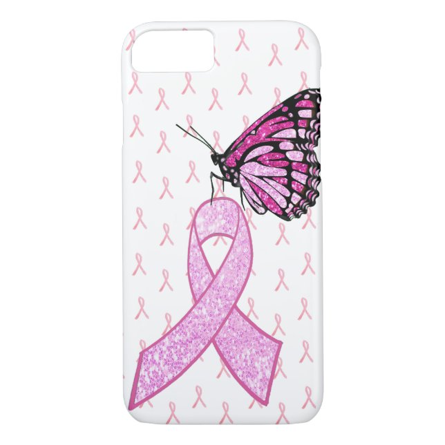 Capa Para iPhone, Case-Mate Mama rosa Cancer Sensibilização Fita Borboleta (Verso)