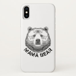 Capa Para iPhone Da Case-Mate Mama Urso, Ilustração Desenhada À Mão