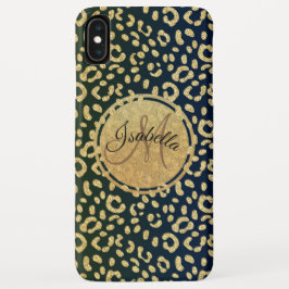 Capa Para iPhone Da Case-Mate Manchas Douradas de pele-leopardo monograma