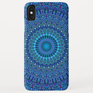 Capa Para iPhone Da Case-Mate Mandala espiritual azul do jardim