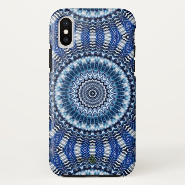 Capa Para iPhone, Case-Mate Mandala Ondulações Prateadas (Verso)
