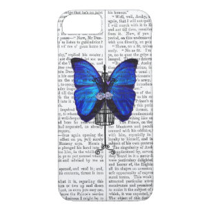 Capa Para iPhone Da Case-Mate Mannequin Blue Butterfly