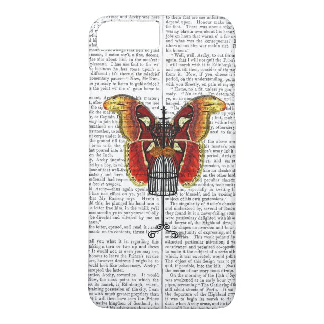 Capa Para iPhone, Case-Mate Mannequin Red E Yellow Butterfly (Verso)