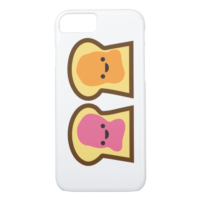 Capa Para iPhone, Case-Mate Manteiga de amendoim e torradas de gelatina Amigos (Verso)