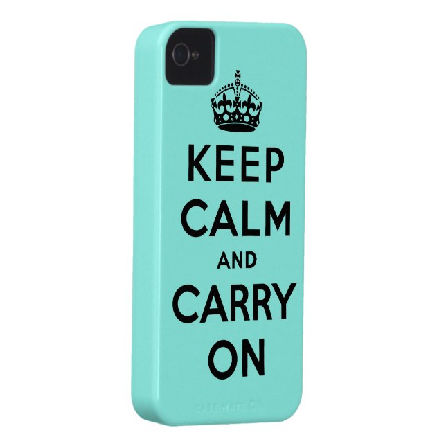 Capa Para iPhone, Case-Mate mantenha a calma e continue o original (Back/Right)