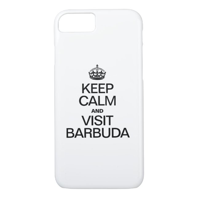 CAPA PARA iPhone, Case-Mate  MANTENHA CALMA E VISITE BARBUDA (Verso)