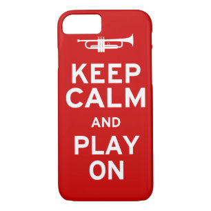 Capa Para iPhone Da Case-Mate Mantenha Calmo Trumpet