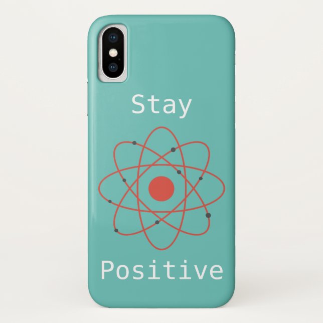 Capa Para iPhone, Case-Mate Mantenha o geek da física atômica positiva (Verso)