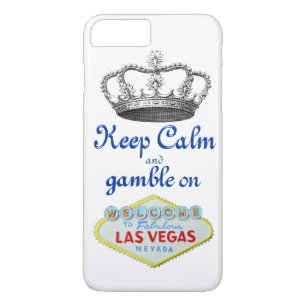 Capa iPhone 8 Plus/7 Plus Mantenha o jogo calmo em Las Vegas