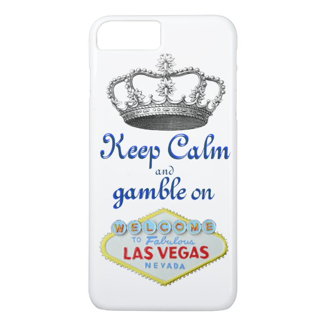 Capa Para iPhone, Case-Mate Mantenha o jogo calmo em Las Vegas (Verso)