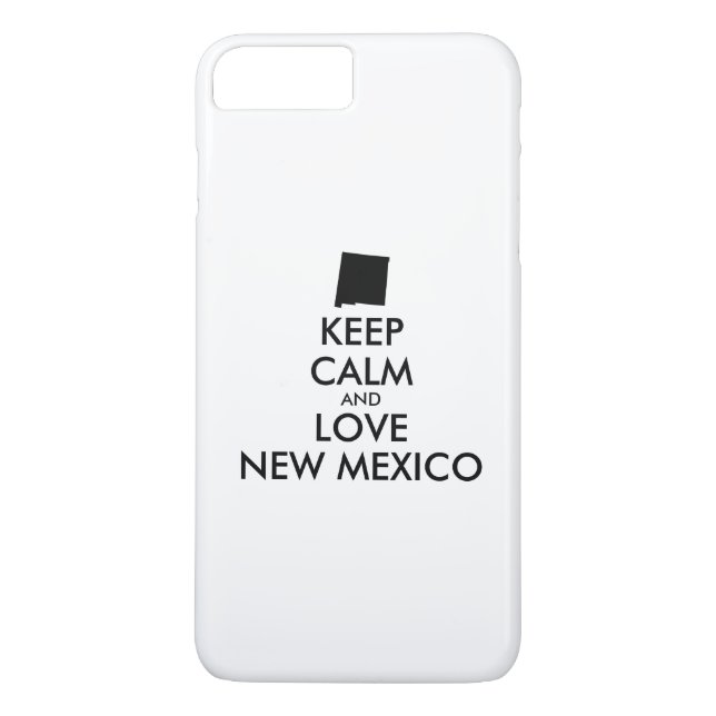 Capa Para iPhone, Case-Mate MANTER CALMO E AMAR O NOVO MÉXICO personalizável (Verso)