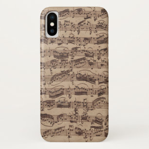 Capa Para iPhone Da Case-Mate Manuscrito de Antecipação de Música de Folha Antig