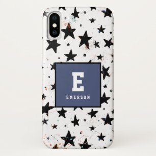 Capa Para iPhone Da Case-Mate mão moderna espaço tirado e estrelas do