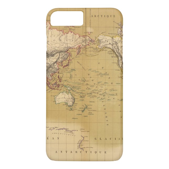 Capa Para iPhone, Case-Mate Mapa continental (Verso)