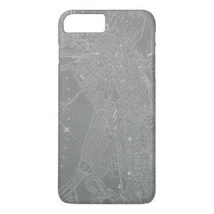 Capa Para iPhone Da Case-Mate Mapa da Cidade de Boston