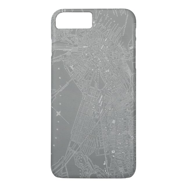 Capa Para iPhone, Case-Mate Mapa da Cidade de Boston (Verso)