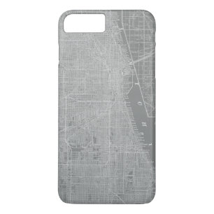 Capa Para iPhone Da Case-Mate Mapa da cidade de Chicago