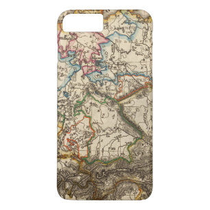 Capa iPhone 8 Plus/7 Plus Mapa da Europa Oriental
