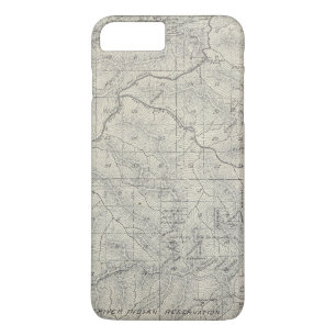 Capa Para iPhone Da Case-Mate Mapa da seção de T2021S R3031E Tulare County